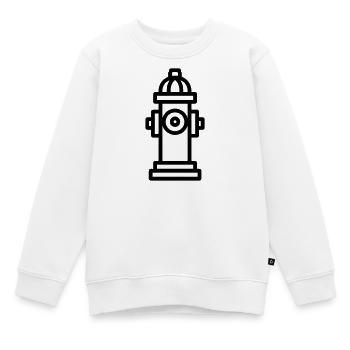 borne incendie - Sweat Premium enfant bio - blanc - Devant - AI Model Kid Male (0cm)