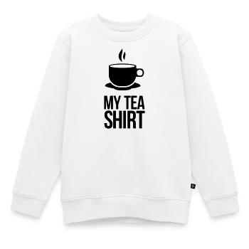 Tee shirt - Kinder Premium Organic Sweatshirt - Weiß - Vorne - AI Model Kid Male (0cm)