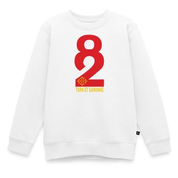 Tarn et Garonne - Kinder Premium Organic Sweatshirt - Weiß - Vorne - AI Model Kid Male (0cm)