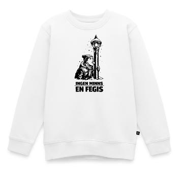 Lâche lèche la barre - Sweat Premium enfant bio - blanc - Devant - AI Model Kid Male (0cm)