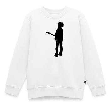robert - Kinder Premium Organic Sweatshirt - Weiß - Vorne - AI Model Kid Male (0cm)