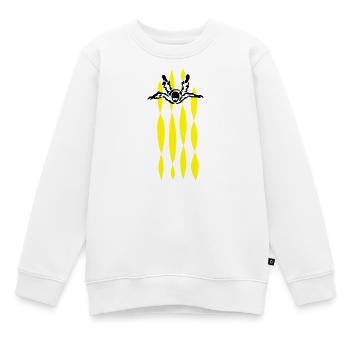 skydive - Kinder Premium Organic Sweatshirt - Weiß - Vorne - AI Model Kid Male (0cm)