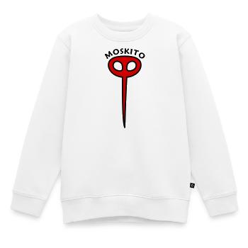 Moustique Rouge - Sweat Premium enfant bio - blanc - Devant - AI Model Kid Male (0cm)