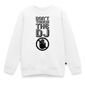 DJ Witz - Kinder Premium Organic Sweatshirt - Weiß - Vorne - AI Model Kid Male (0cm)