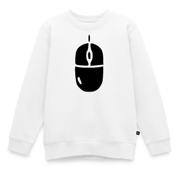 Souris Ordinateur Souris Souris Cadeau - Sweat Premium enfant bio - blanc - Devant - AI Model Kid Male (0cm)