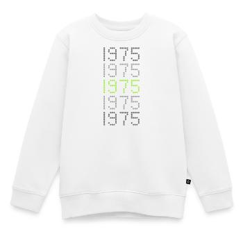Style 1975 - Kinder Premium Organic Sweatshirt - Weiß - Vorne - AI Model Kid Male (0cm)