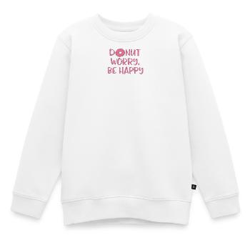 Donut worry - Sweat Premium enfant bio - blanc - Devant - AI Model Kid Male (0cm)