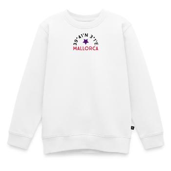 Mallorca - Kinder Premium Organic Sweatshirt - Weiß - Vorne - AI Model Kid Male (0cm)