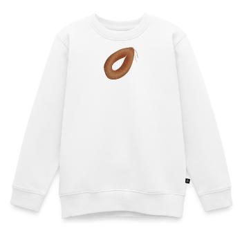 Ringwurst - Kinder Premium Organic Sweatshirt - Weiß - Vorne - AI Model Kid Male (0cm)