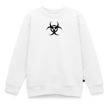 Bio - Sweat Premium enfant bio - blanc - Devant - AI Model Kid Male (0cm)