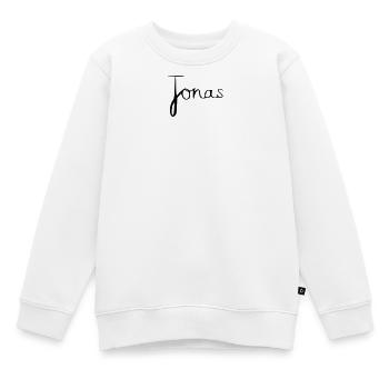 Jonas - Sweat Premium enfant bio - blanc - Devant - AI Model Kid Male (0cm)