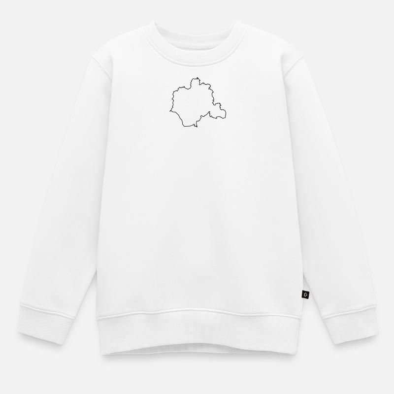 Contour du cercle Lippe - Sweat Premium enfant bio - blanc