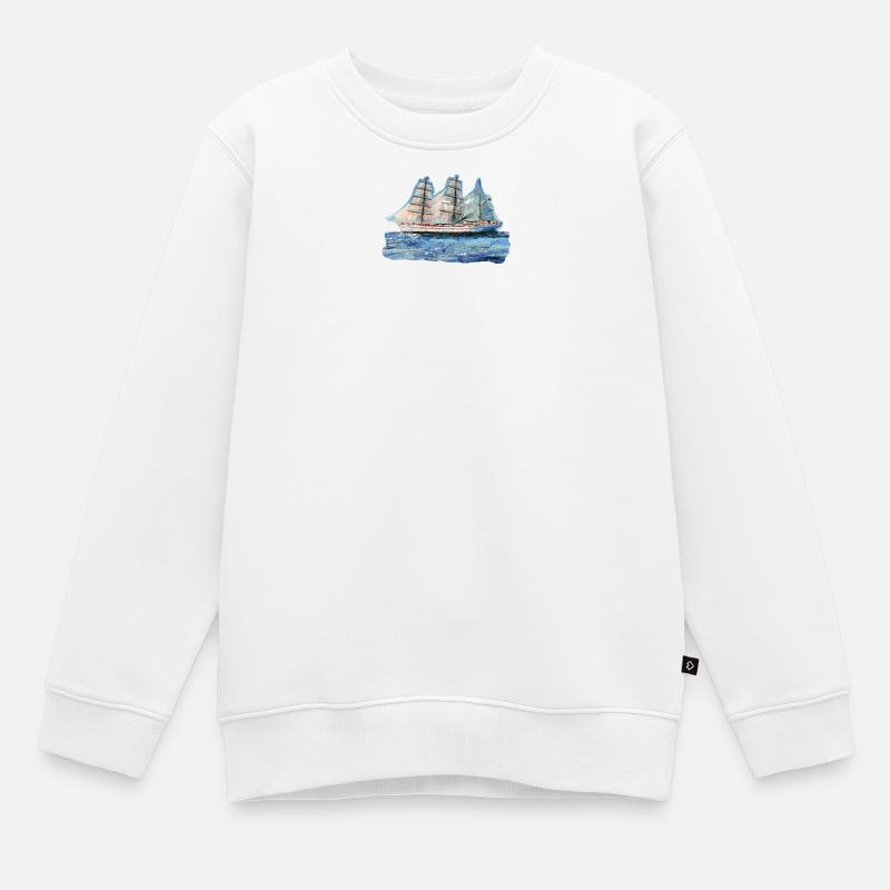 foc de gorch 2 - Sweat Premium enfant bio - blanc