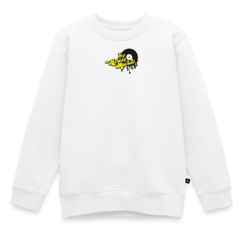 Hot House Music - Kinder Premium Organic Sweatshirt - Weiß - Vorne - AI Model Kid Male (0cm)
