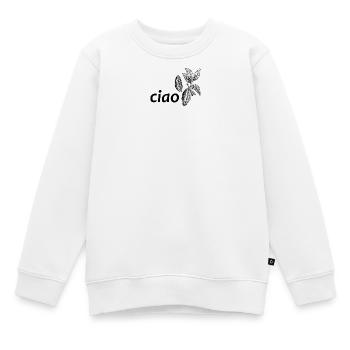 ciao kakao - Kinder Premium Organic Sweatshirt - Weiß - Vorne - AI Model Kid Male (0cm)