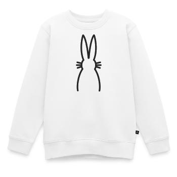 Lapin Lapin - Sweat Premium enfant bio - blanc - Devant - AI Model Kid Male (0cm)