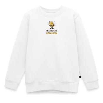 Fleißiges Bienchen - Kinder Premium Organic Sweatshirt - Weiß - Vorne - AI Model Kid Male (0cm)