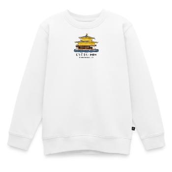 Kyoto, Kinkaku-ji, goldener Pavillon, Tempel Japan - Kinder Premium Organic Sweatshirt - Weiß - Vorne - AI Model Kid Male (0cm)