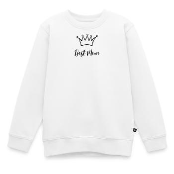 Best Mom - Kinder Premium Organic Sweatshirt - Weiß - Vorne - AI Model Kid Male (0cm)