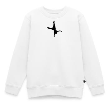 WPF Handstand - Kinder Premium Organic Sweatshirt - Weiß - Vorne - AI Model Kid Male (0cm)