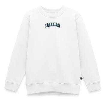 Dallas Arc Blau Vintage - Kinder Premium Organic Sweatshirt - Weiß - Vorne - AI Model Kid Male (0cm)