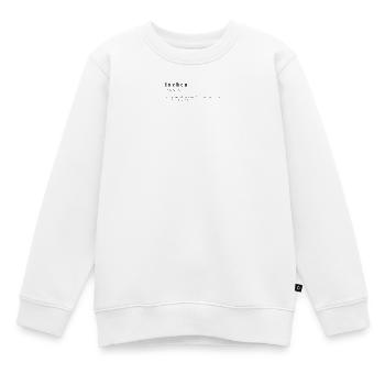 Rire - verbe - définition - transcription phonétique - Sweat Premium enfant bio - blanc - Devant - AI Model Kid Male (0cm)
