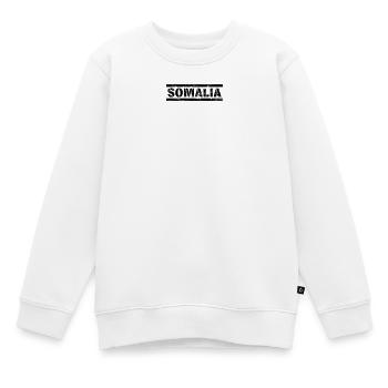 Somalia - Kinder Premium Organic Sweatshirt - Weiß - Vorne - AI Model Kid Male (0cm)
