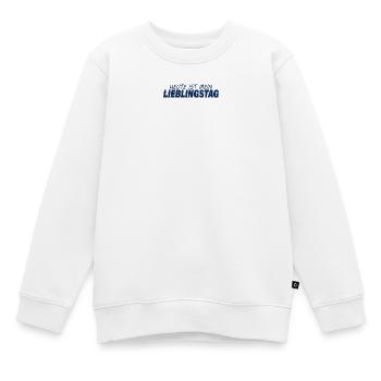 JOUR PRÉFÉRÉ - Sweat Premium enfant bio - blanc - Devant - AI Model Kid Male (0cm)