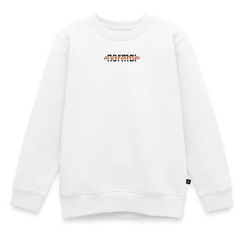 Normal-Extreme - Sweat Premium enfant bio - blanc - Devant - AI Model Kid Male (0cm)