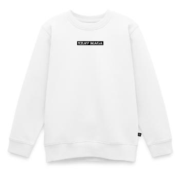 Krav Maga - Kids Premium Organic Sweatshirt - white - Front - AI Model Kid Male (0cm)