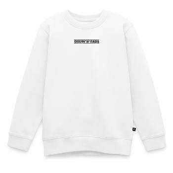 Drum N Bass - Sweat Premium enfant bio - blanc - Devant - AI Model Kid Male (0cm)
