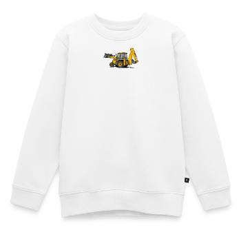 Traktor Lader - Kinder Premium Organic Sweatshirt - Weiß - Vorne - AI Model Kid Male (0cm)