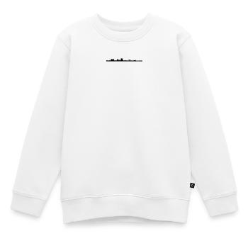 Hannover Skyline "Hannover Linden" - Kinder Premium Organic Sweatshirt - Weiß - Vorne - AI Model Kid Male (0cm)