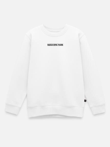 Hardcore Punk - Kinder Premium Organic Sweatshirt - Weiß