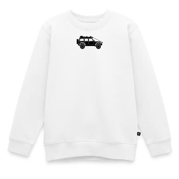 Jeep-Rubicon - Kinder Premium Organic Sweatshirt - Weiß - Vorne - AI Model Kid Male (0cm)