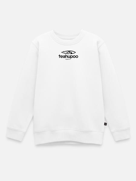 Teahupoo Tahiti Surf - Sweat Premium enfant bio - blanc