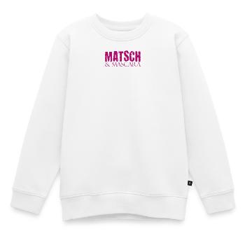 Muddy run shirt mud Matsch Laufshirt Team Mascara - Kinder Premium Organic Sweatshirt - Weiß - Vorne - AI Model Kid Male (0cm)