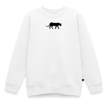 Jaguar - Kinder Premium Organic Sweatshirt - Weiß - Vorne - AI Model Kid Male (0cm)