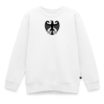 Deutschland Adler - Kinder Premium Organic Sweatshirt - Weiß - Vorne - AI Model Kid Male (0cm)