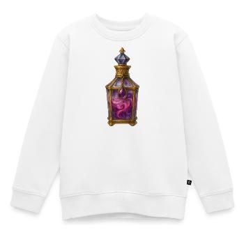 Purpur Zaubertrank Halloween Hexentrank Fantasy - Kinder Premium Organic Sweatshirt - Weiß - Vorne - AI Model Kid Male (0cm)