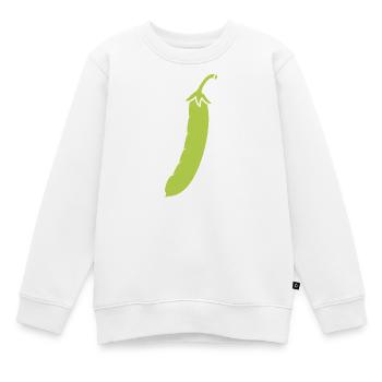 Französische Bohne - Kinder Premium Organic Sweatshirt - Weiß - Vorne - AI Model Kid Male (0cm)