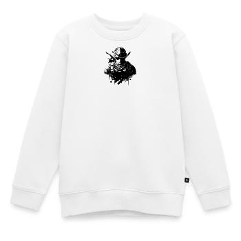 T-shirt Style Anime et Gaming - Personnage Ombre N - Sweat Premium enfant bio - blanc - Devant - AI Model Kid Male (0cm)