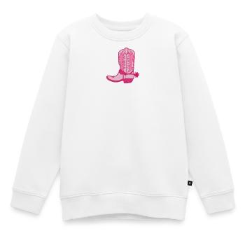 Stiefel 2 - Kinder Premium Organic Sweatshirt - Weiß - Vorne - AI Model Kid Male (0cm)