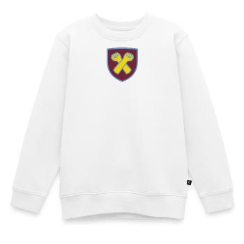 Kreuzhammer Hämmer grüßen gekreuzte Arme Eisen - Kinder Premium Organic Sweatshirt - Weiß - Vorne - AI Model Kid Male (0cm)