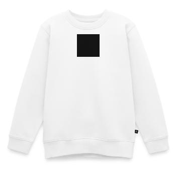 350x350black - Kinder Premium Organic Sweatshirt - Weiß - Vorne - AI Model Kid Male (0cm)