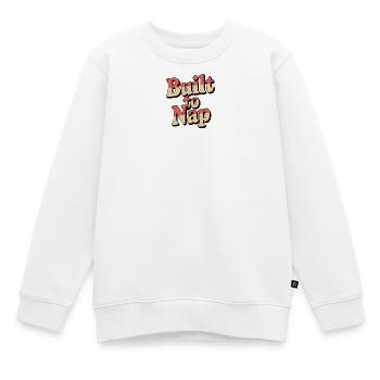 Built to Nap - Kinder Premium Organic Sweatshirt - Weiß - Vorne - AI Model Kid Male (0cm)