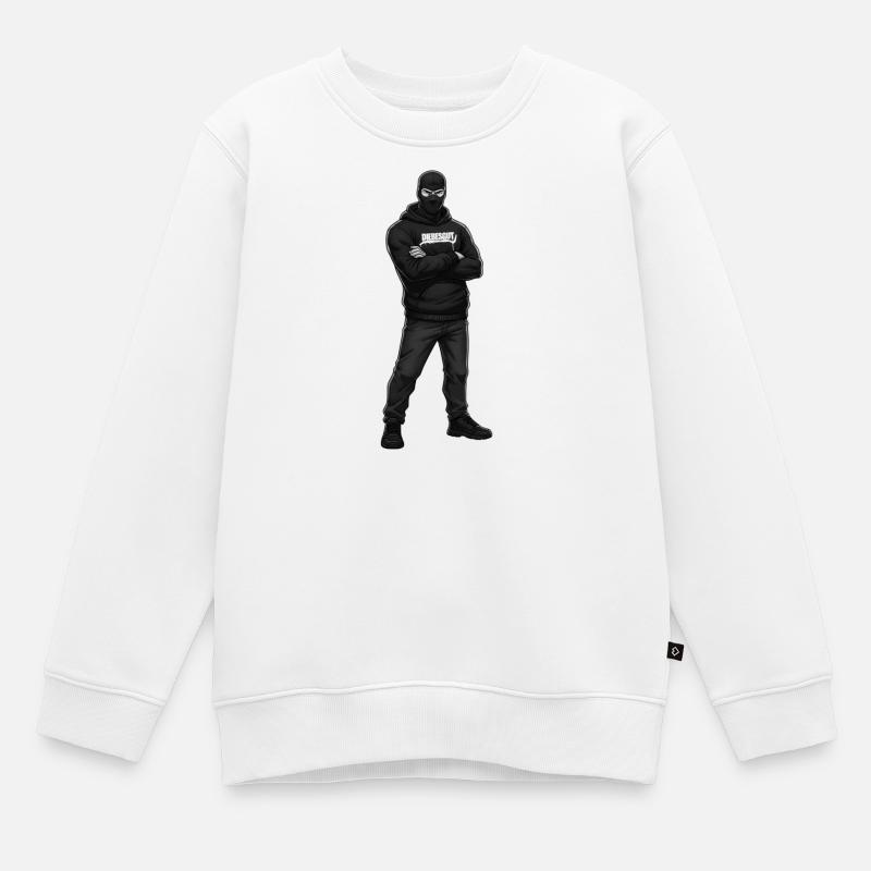 DIEB - Kinder Premium Organic Sweatshirt - Weiß