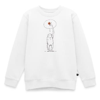 Affe Primat Dschungelbewohner Niedlich Urwald  - Kinder Premium Organic Sweatshirt - Weiß - Vorne - AI Model Kid Male (0cm)