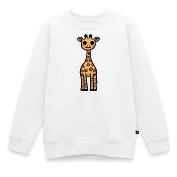 Girafe Halloween Zombie - Sweat Premium enfant bio - blanc - Devant - AI Model Kid Male (0cm)