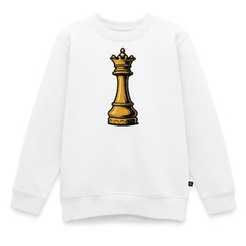 Dames - Sweat Premium enfant bio - blanc - Devant - AI Model Kid Male (0cm)